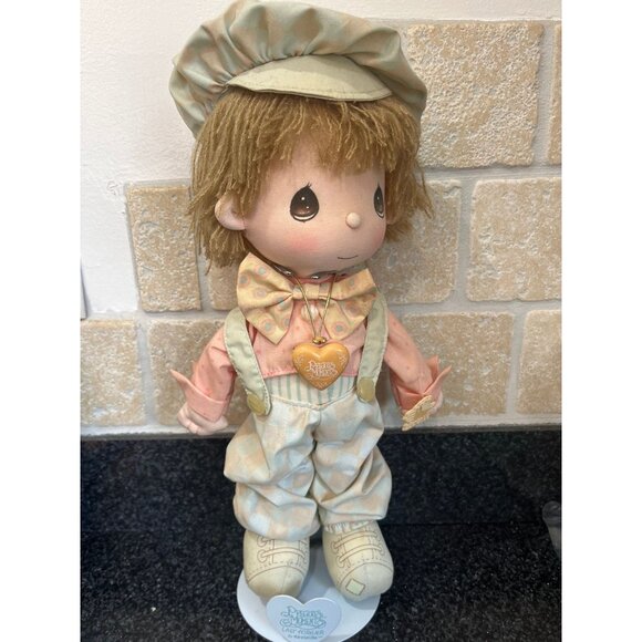 Vtg "Mickey" Doll Precious Moments by Applause 1985 Samuel J. Butcher Doll 15" - Picture 1 of 10